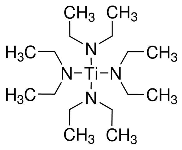 Tetrakis(diethylamino)titanium Chemical Structure